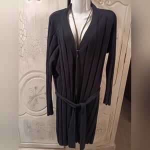 CLASSIC Long Black Knit Sweater